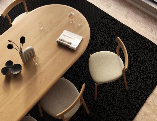 Lucia Oak Dining Table 4