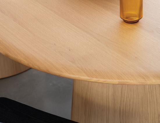 Lucia Oak Dining Table 6