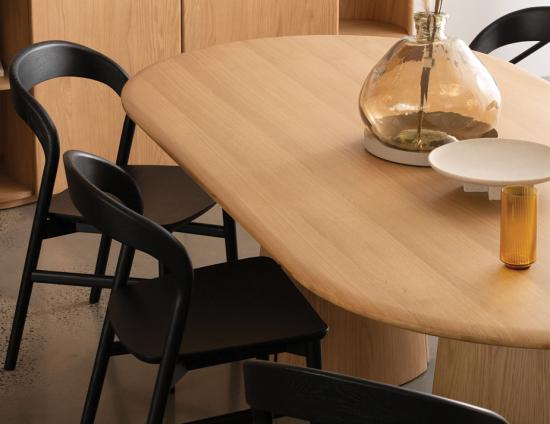 Lucia Oak Dining Table 7