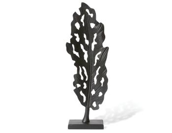 Leafy Black Sculpture