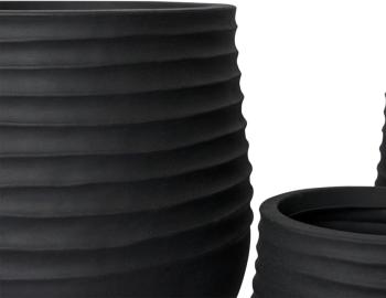 Knox Black Stonelite Planter - Small, Medium or Large