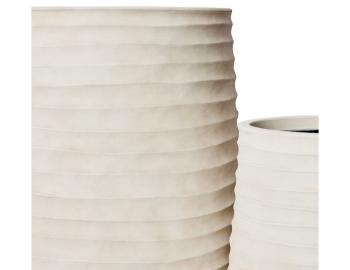 Knox Tall Beige Stonelite Planter - Small or Large