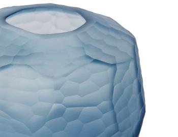 Rufus Ink Blue Round Vase 