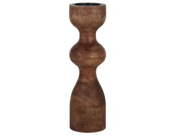 Suave Wood Candleholder