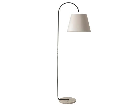 Silas White Floor Lamp