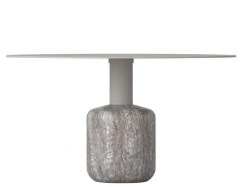 Marnie Taupe Travertine Coffee Table