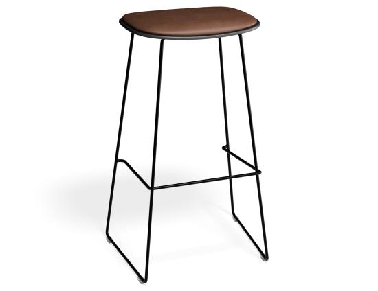 P 1 Elvav2 Barstool Padded Black Black Tanpu