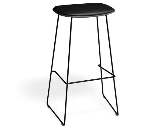 P 1 Elvav2 Barstool Padded Black Black Blackpu