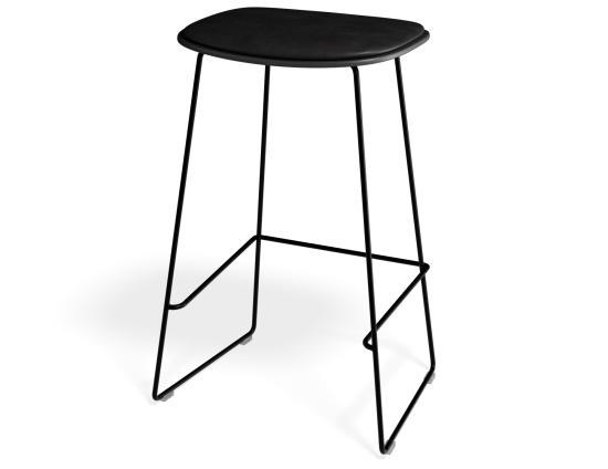 P 3 Elvav2 Kitchenstool Padded Black Black Blackpu