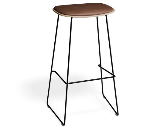 P 1 Elvav2 Barstool Padded Ash Black Tanpu