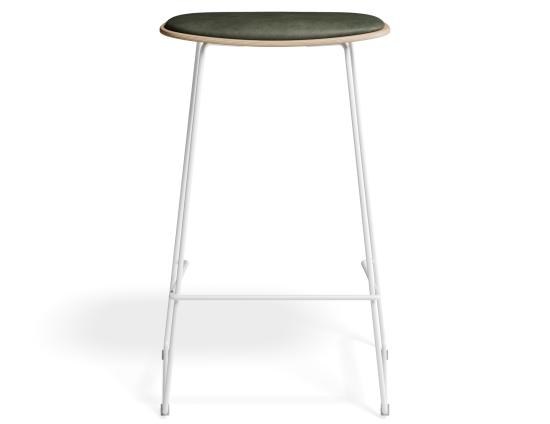P 4 Elvav2 Kitchenstool Padded Ash White Greenpu
