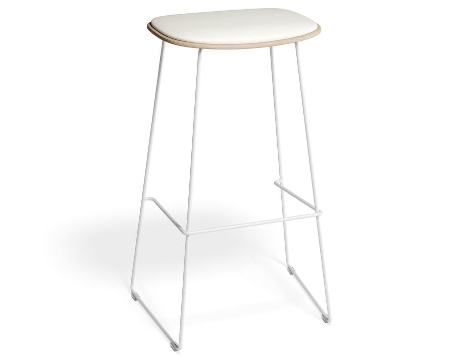 P 1 Elvav2 Barstool Padded Ash White Whitepu