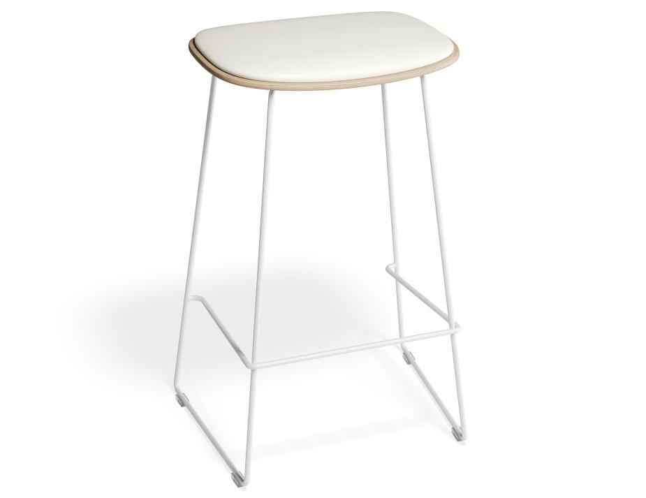 P 2 Elvav2 Kitchenstool Padded Ash White Whitepu