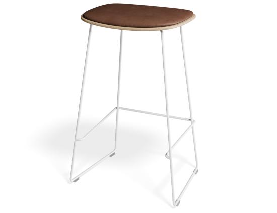 P 3 Elvav2 Kitchenstool Padded Ash White Tan22pu