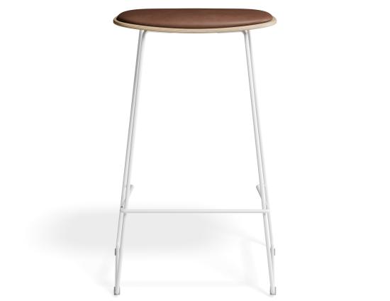 P 4 Elvav2 Kitchenstool Padded Ash White Tanpu