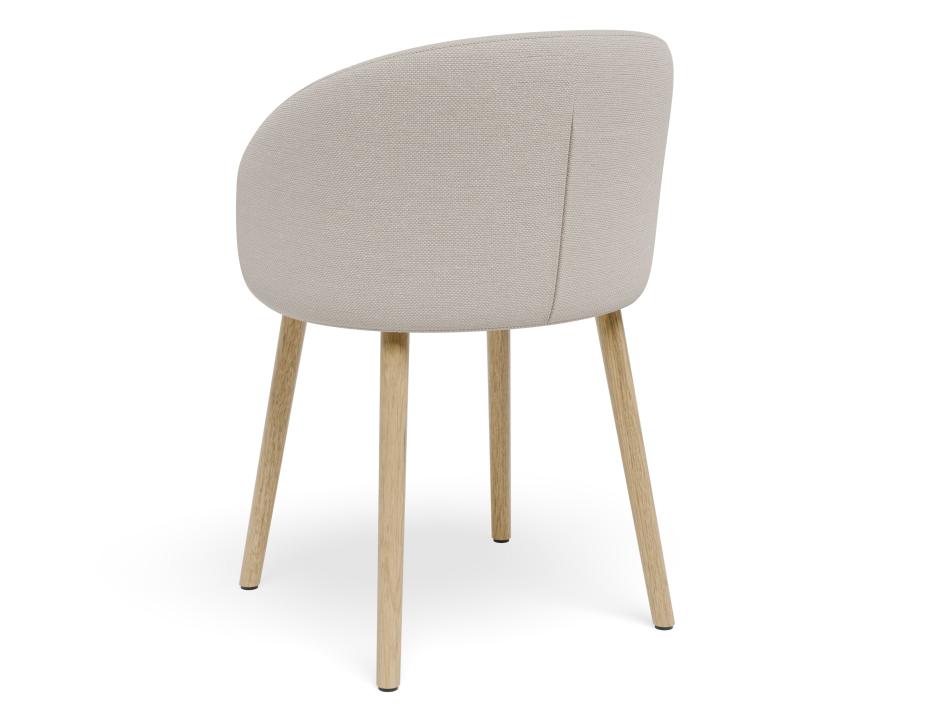 P 2 Henley Chair Oakleg Beigefawn