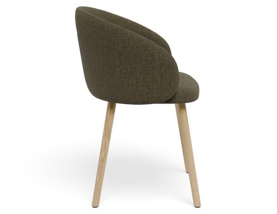 P 3 Henley Chair Oakleg Forestgreen