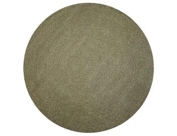 Paddington Round Wool Rug Olive