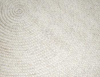 Paddington Round Wool Rug Snow