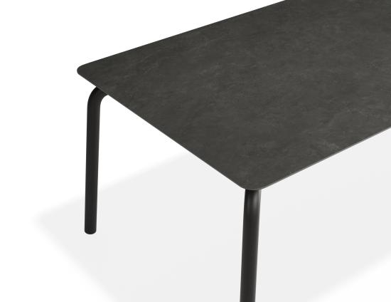 P 4 Roku Diningtable 220x100 Basalt Charcoal