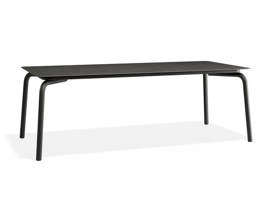 P 1 Roku Diningtable 220x100 Basalt Charcoal