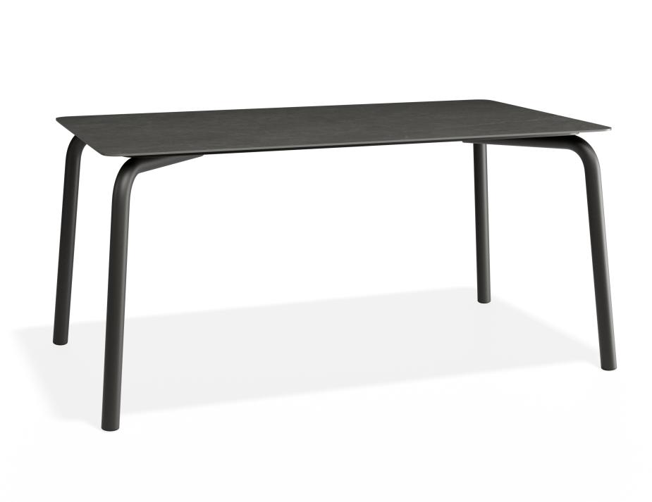 P 1 Roku Diningtable 160x90 Basalt Charcoal