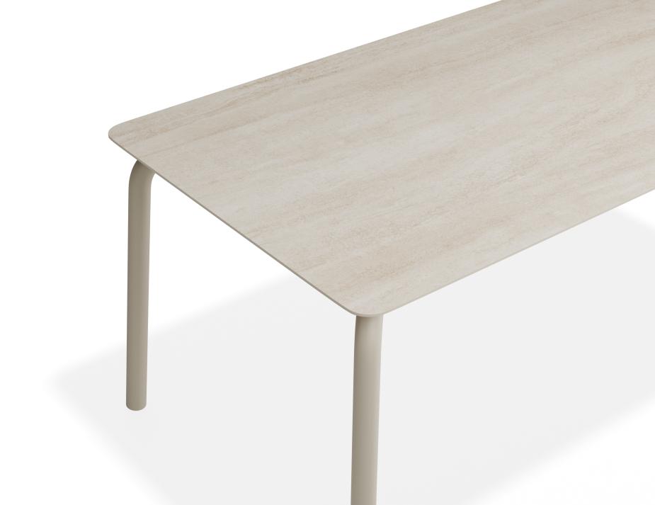 P 4 Roku Diningtable 160x90 Dune Latte