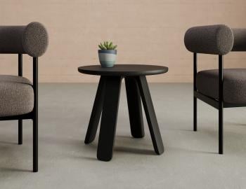 Mateo Black Ash Side Table