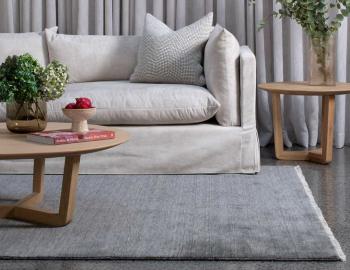 Diva Handloom Knotted Wool Rug Shadow