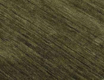 Diva Round Handloom Knotted Wool Rug Fern