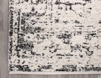 Kasbah Handwoven Wool Rug Black White