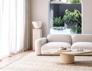 Kasbah Handwoven Wool Rug Ivory Sand