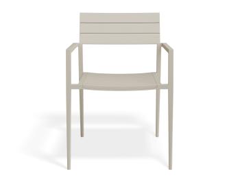 Halki Outdoor Dining Chair Matt Latte