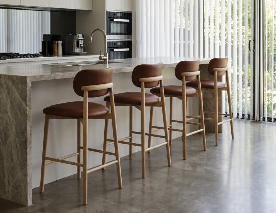 Counter Bar Stool Tan