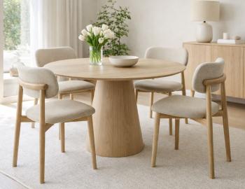 Circa Natural Ash Dining Table - 120cm