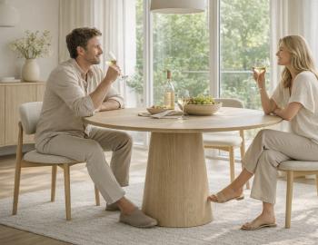 Circa Natural Ash Dining Table - 140cm