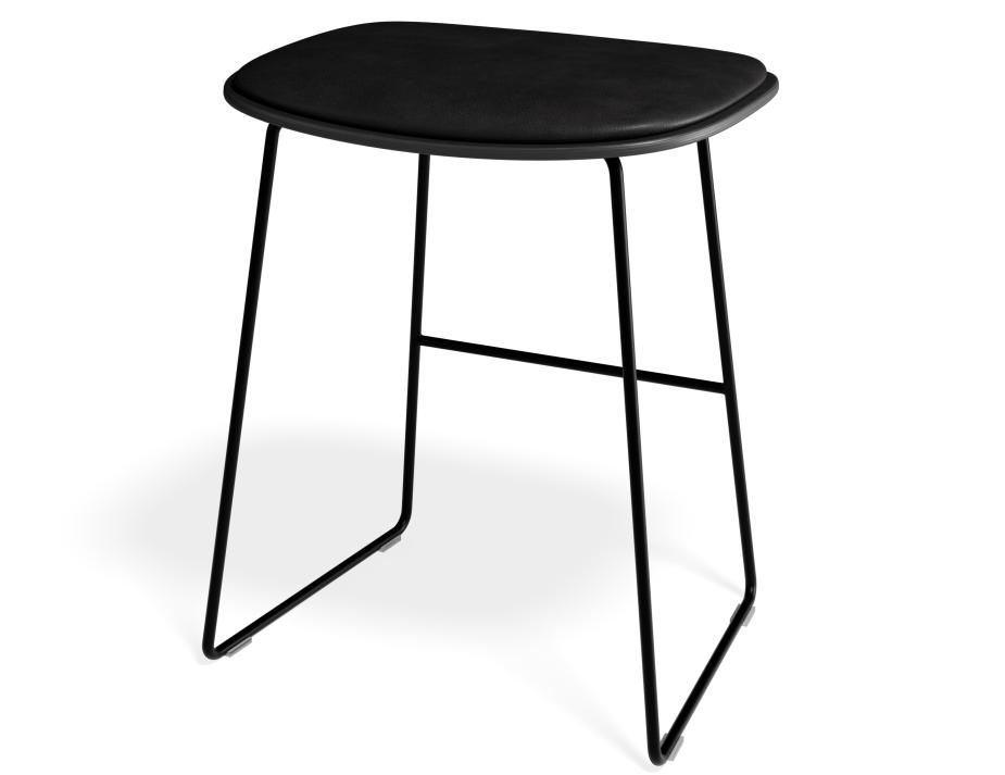 P 3 Elva Lowstool Padded Black Black Blackpu