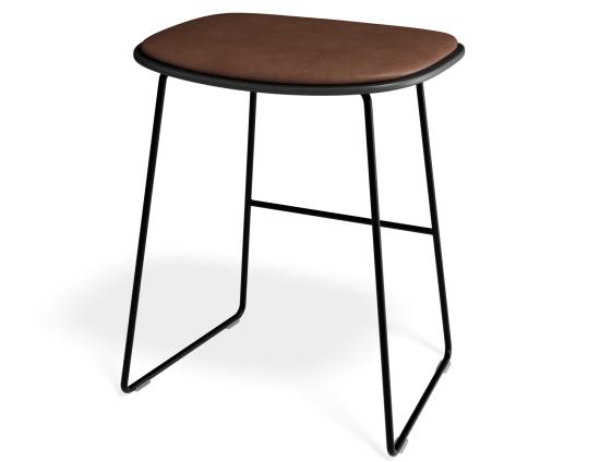 P 3 Elva Lowstool Padded Black Black Tanpu