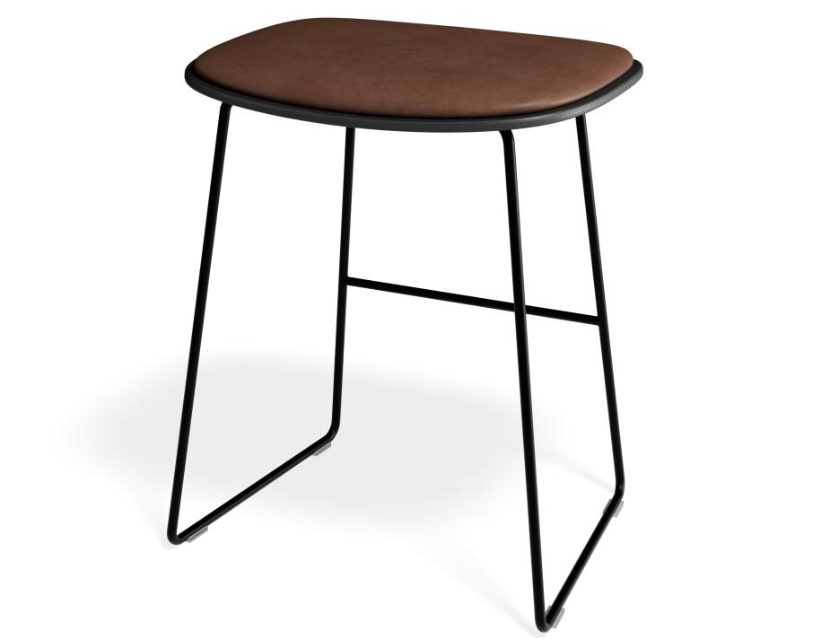 P 3 Elva Lowstool Padded Black Black Tanpu