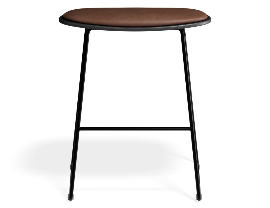 P 4 Elva Lowstool Padded Black Black Tanpu