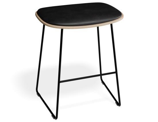 P 2 Elva Lowstool Padded Ash Black Blackpu