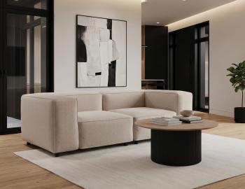 Nolia Modular Sofa 2 Seater - Beige Fabric