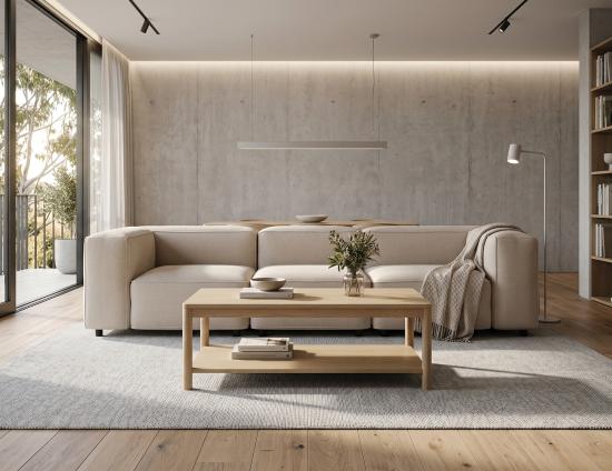 Nordica Large Coffee Table In Oak