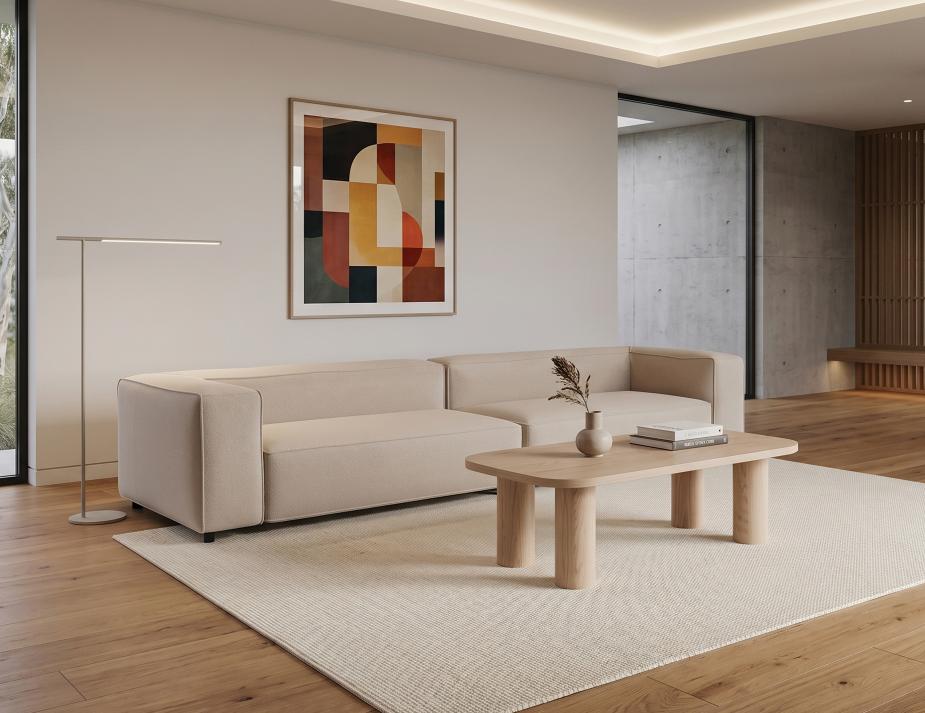 Orbix Wood Rectangle Cofee Table