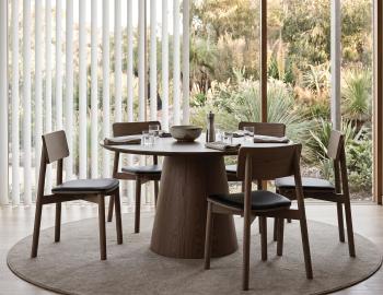 Andi Wooden Dining Chair Autumn Walnut