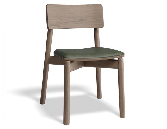 P 1 Andi Chair Pad Walnut Greenpu