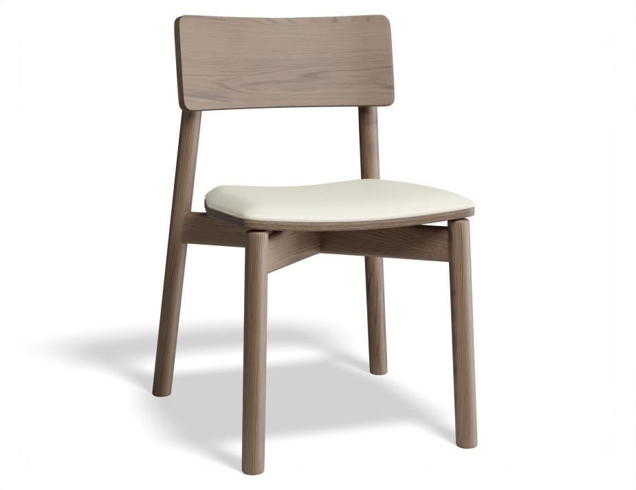 P 1 Andi Chair Pad Walnut Whitepu