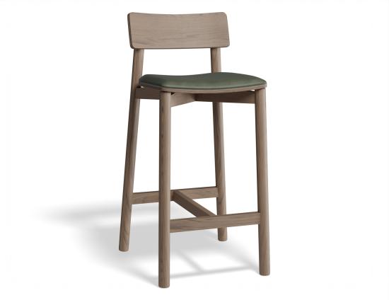 P 1 Andi Kitchenstool Pad Walnut Green