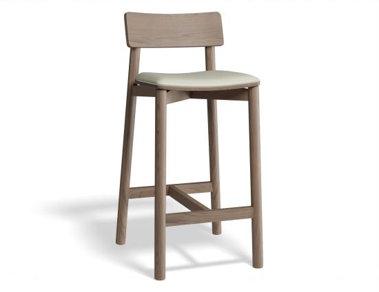 P 1 Andi Kitchenstool Pad Walnut White