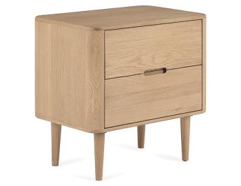 Johnson Solid Oak Bedside Table 